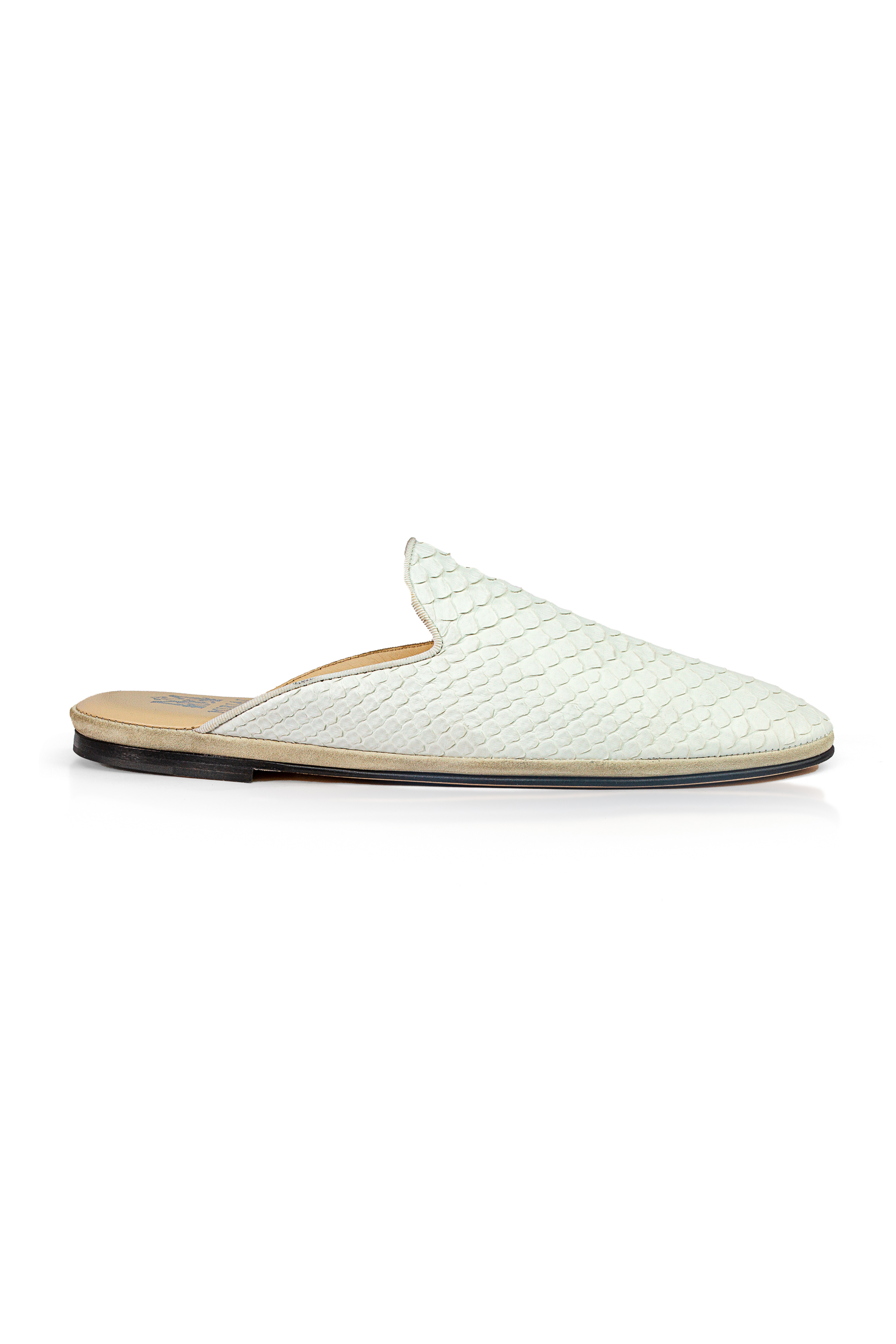 Open Python Slipper White