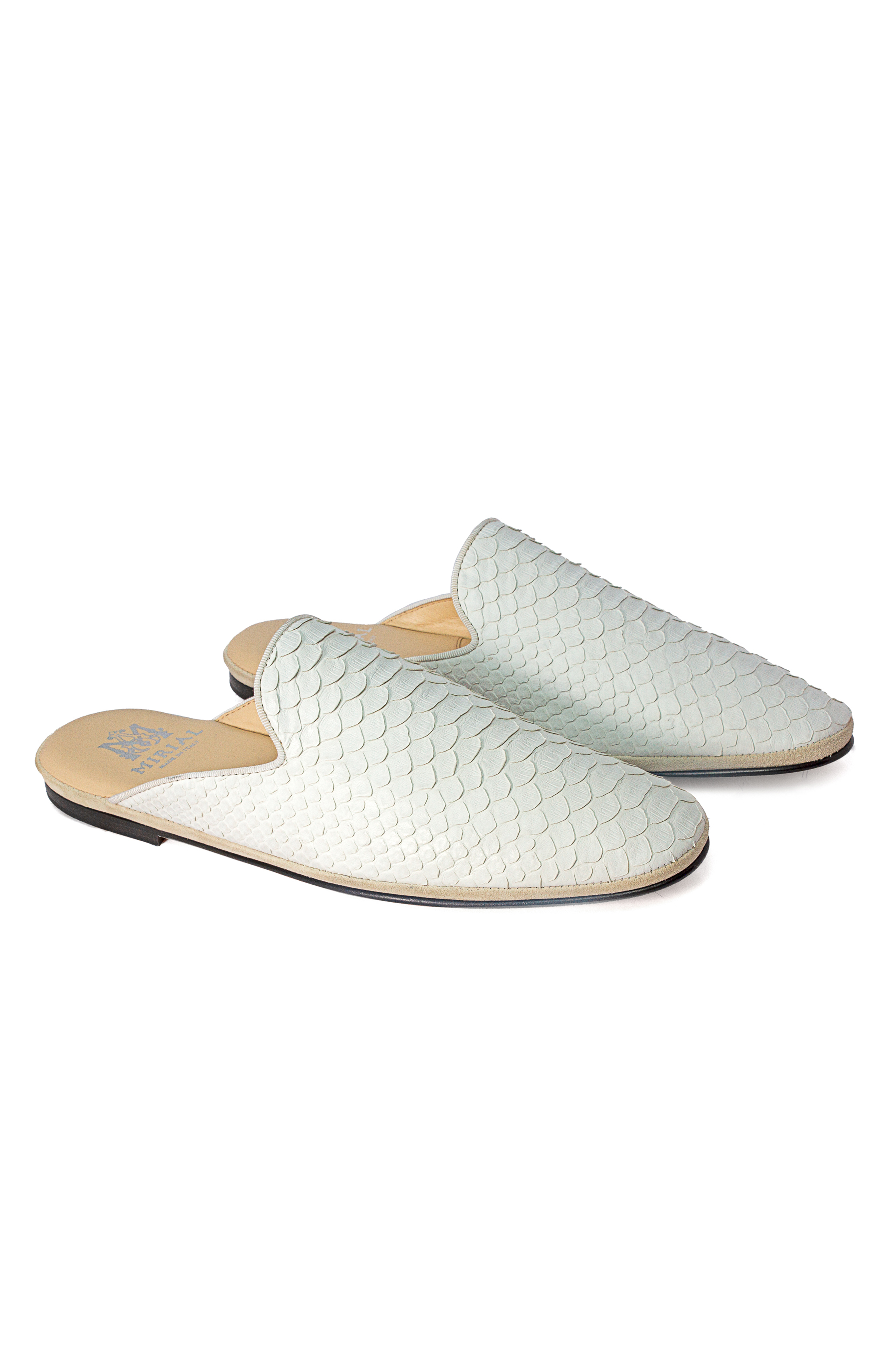 Open Python Slipper White