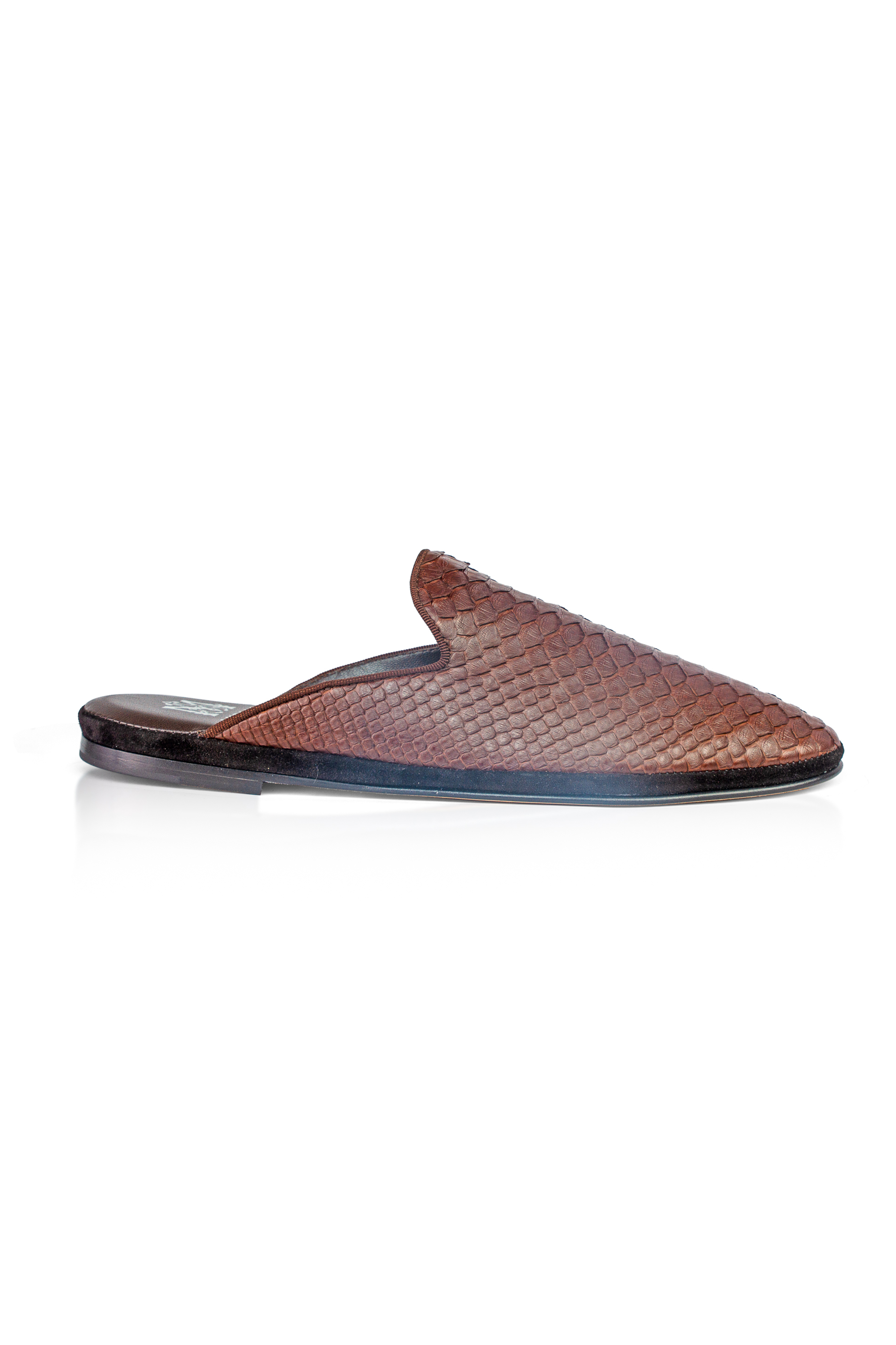 Open Python Slipper Brown