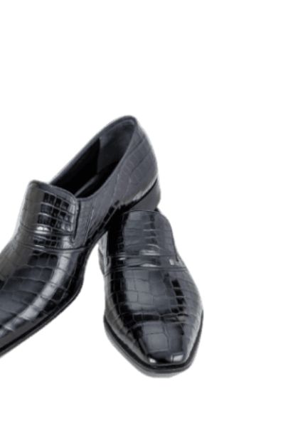 Crocodile Leather Loafers