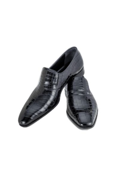 Crocodile Leather Loafers