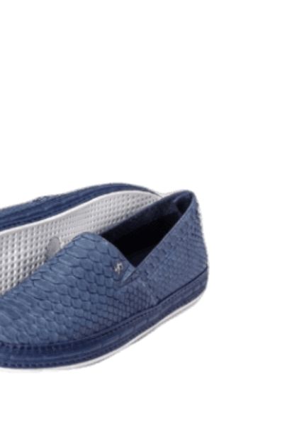 Snakeskin Leather Loafers