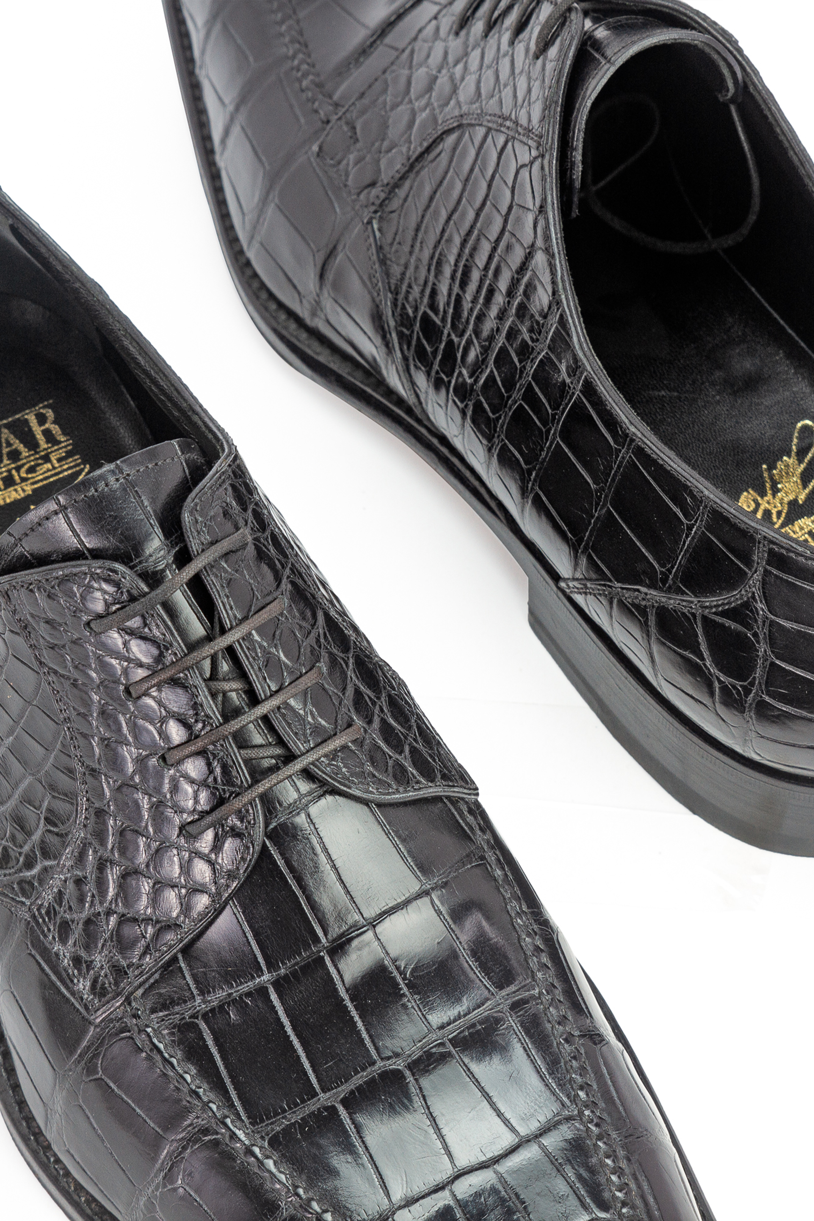 Crocodile Leather Derby Shoe