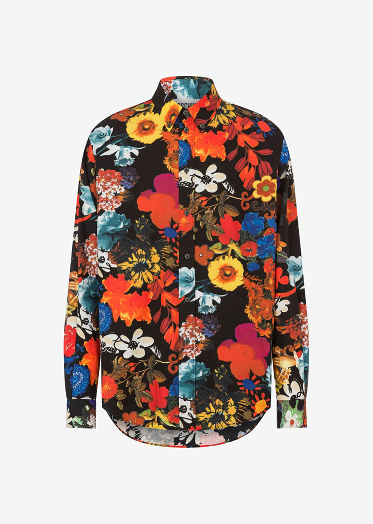 Allover Flowers Poplin Shirt