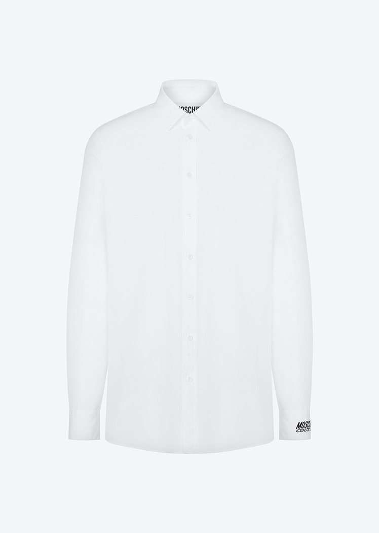 Logo Embroidery Poplin Shirt