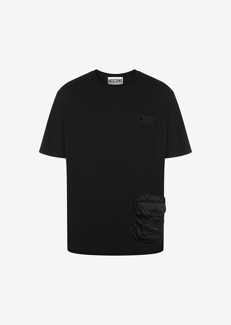 Multipocket Details cotton T-shirt