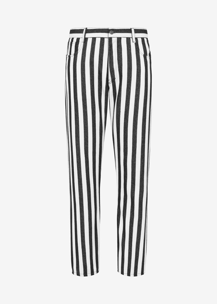 Archive Stripes cotton-blend trousers