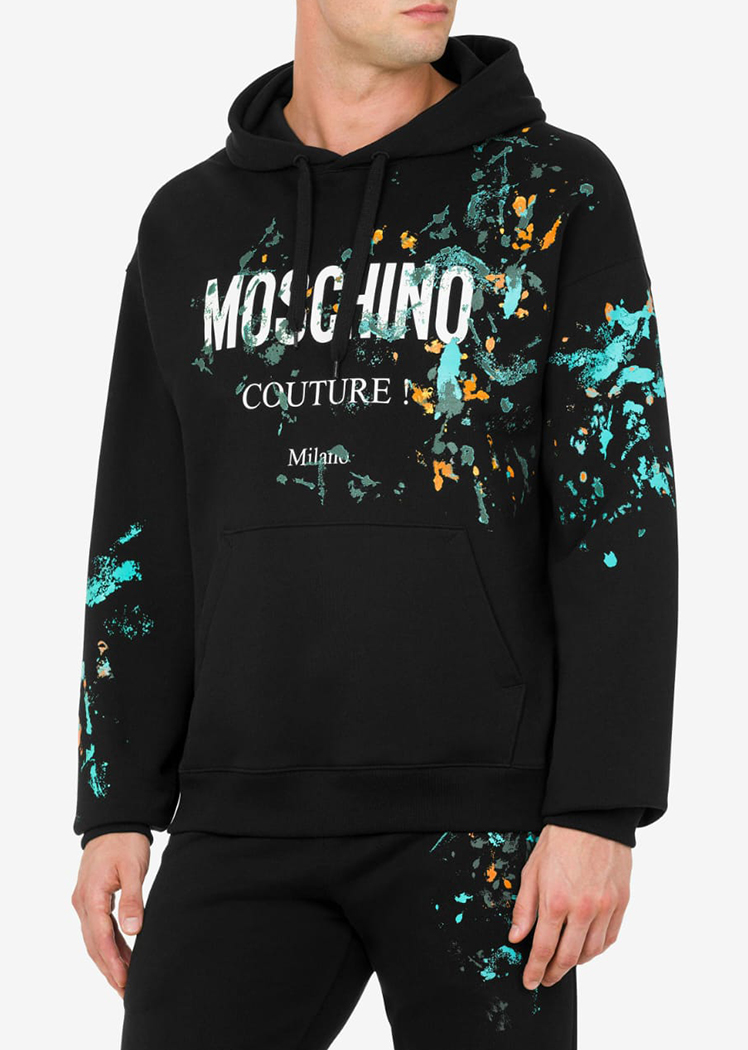 Painted Effect Hoodie