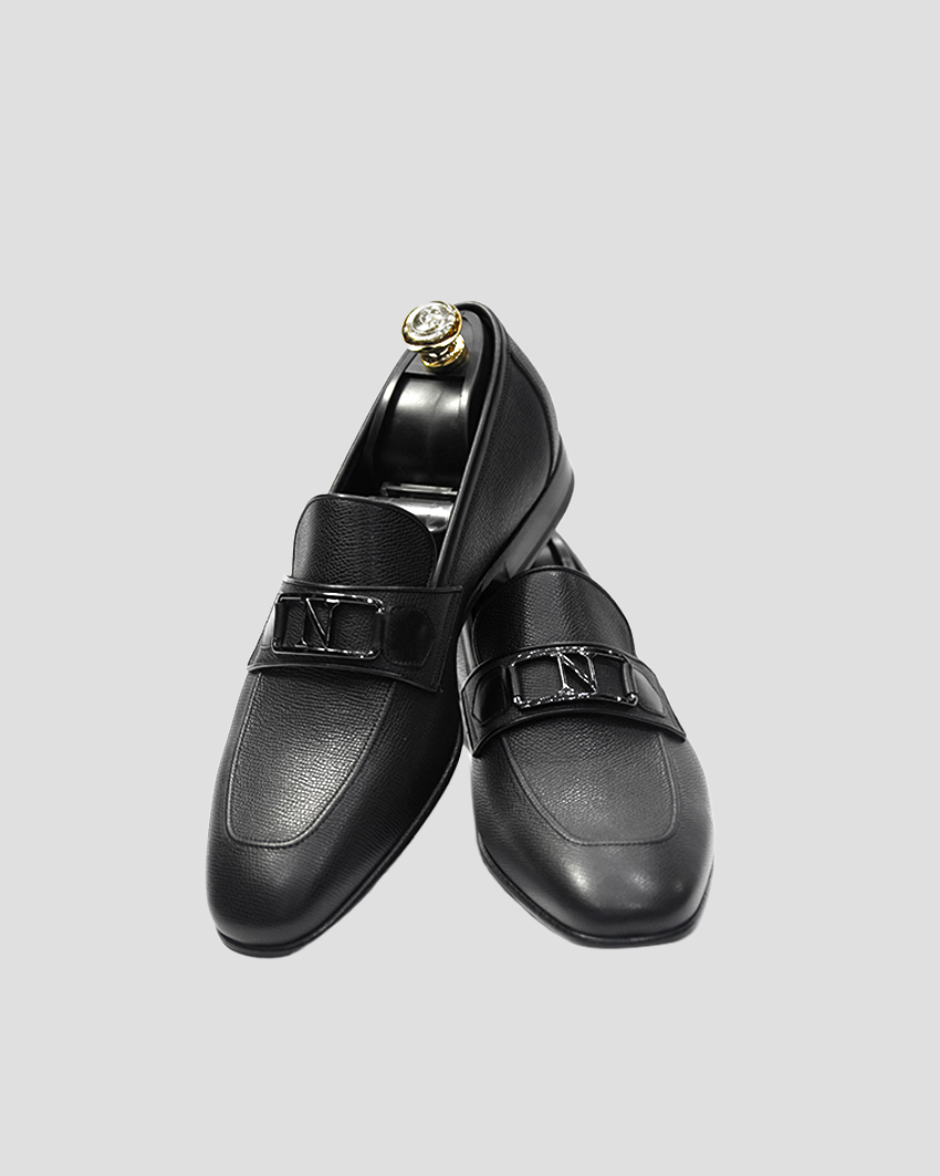 Luxury Calf Leather Shoes – Nipmar Designer Footwear with N Logo