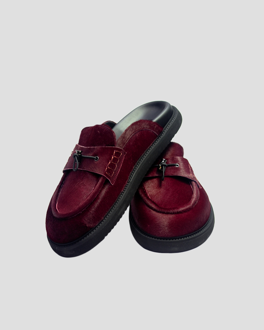 Pony Leather Mules – Luxury Slip-On Footwear