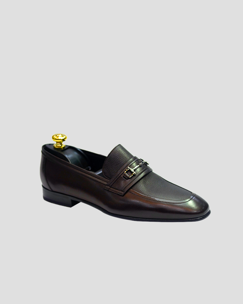 Luxury Calf Leather Shoes – Silver Bit Detailing tertiary