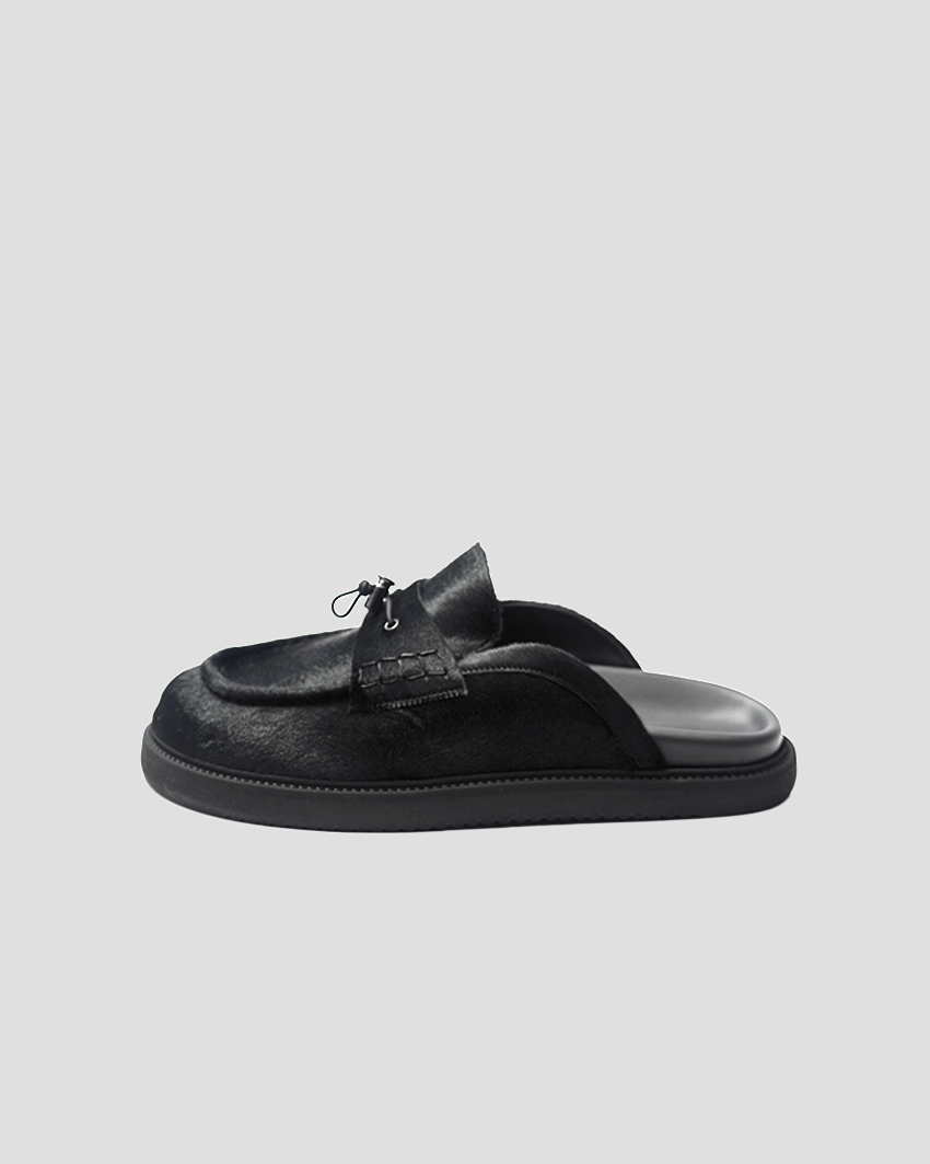 Pony Leather Mules – Luxury Slip-On Footwear