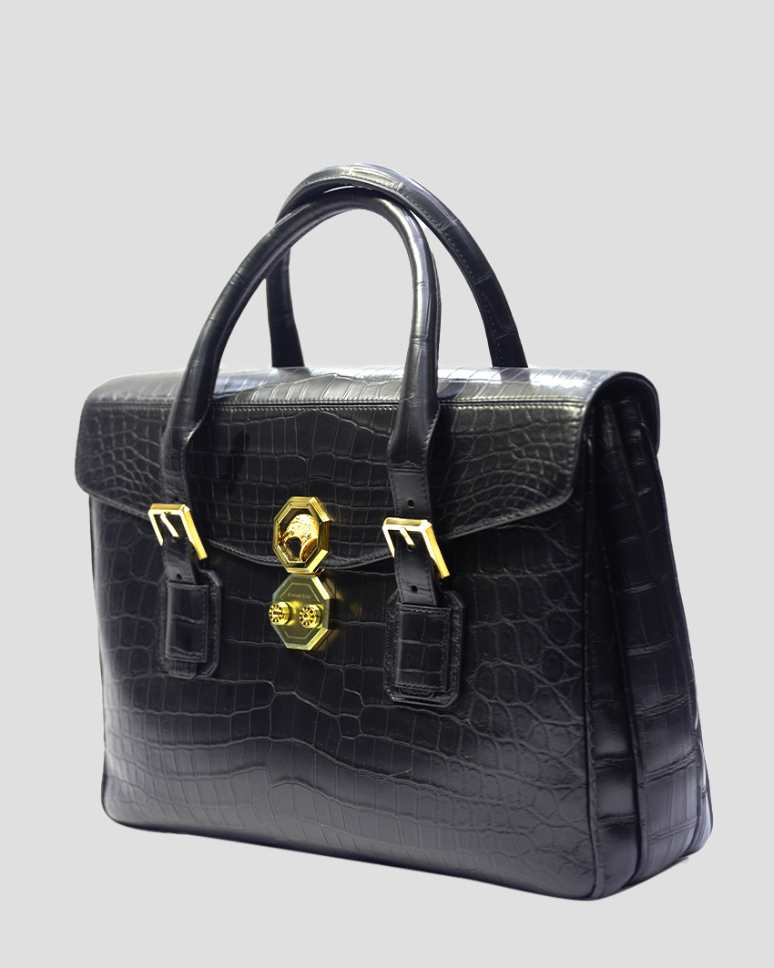 Stefano Ricci Crocodile Genuine Leather Bag – Exotic Luxury