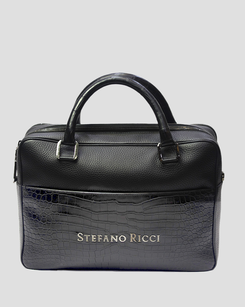 Croc/Kid Leather Bag — Very professional