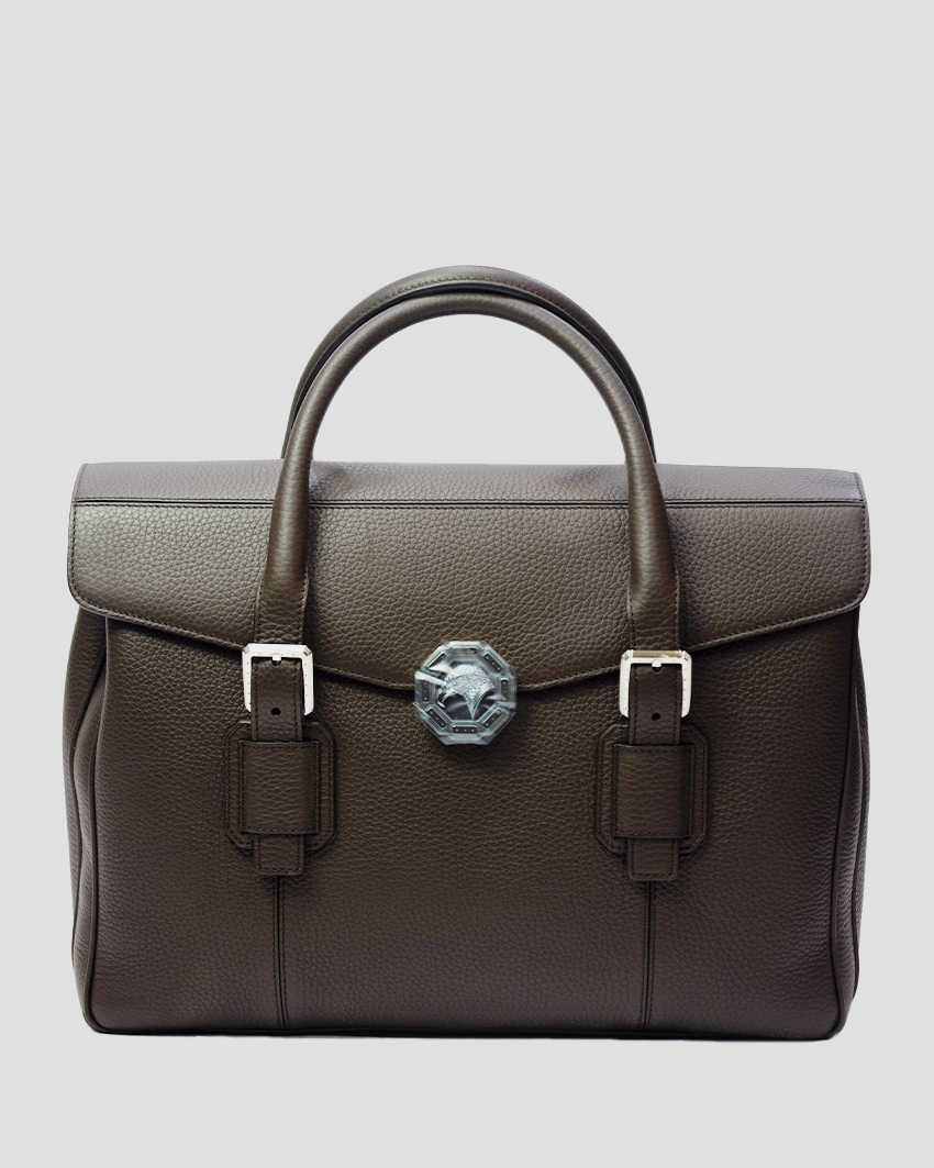 Elegant Leather Bag with NFC Satisfaction