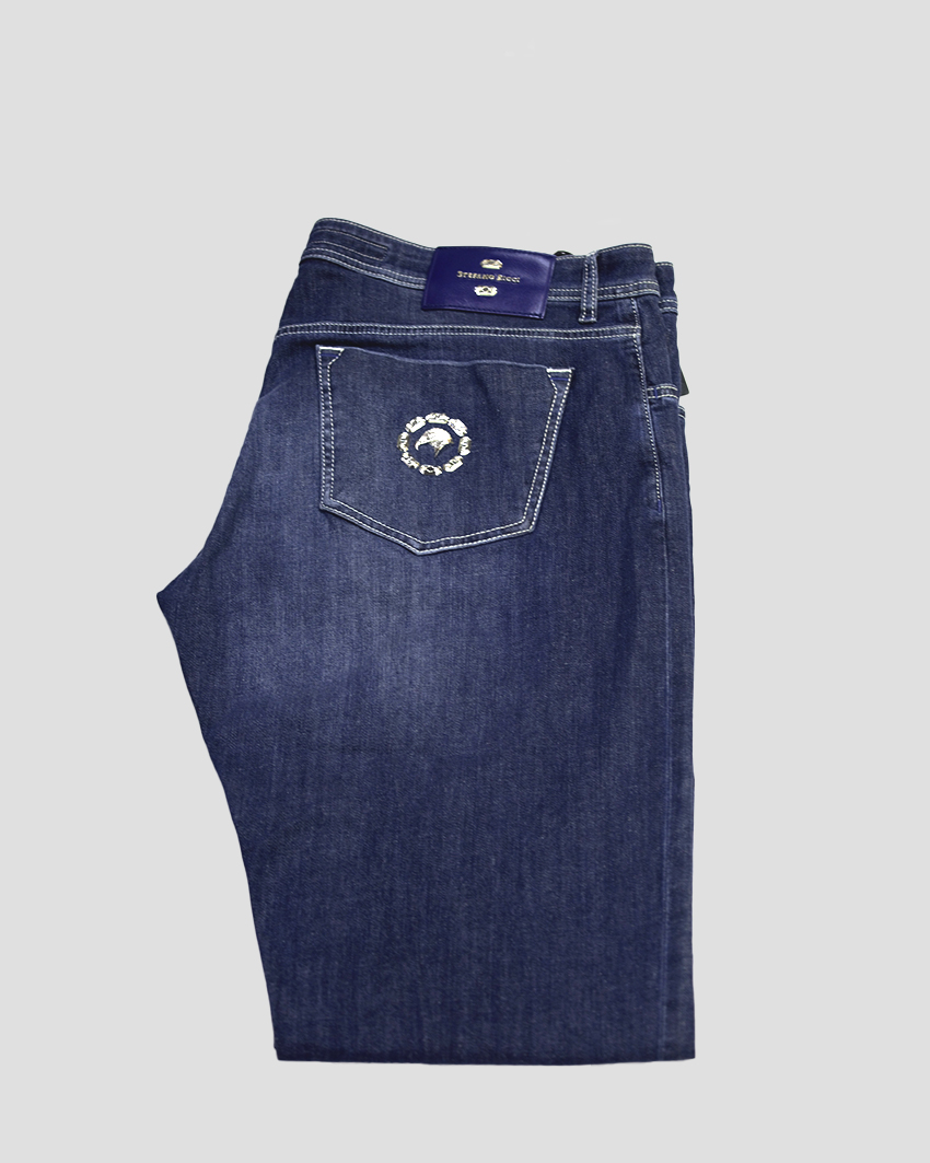 Japanese Denim with Metal Eagle Logo