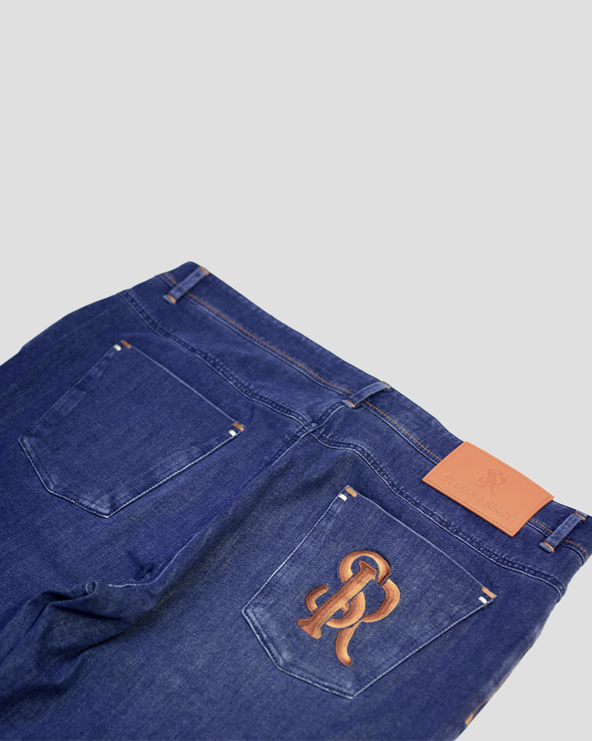Japanese Denim with Silk SR Logo