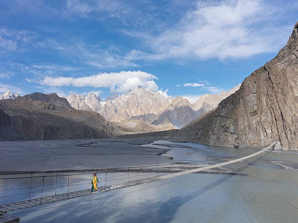 Hunza Valley - Hussaini Suspension Bridge