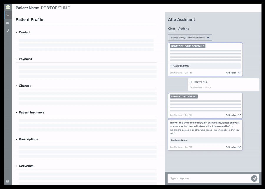 Marcia Notes, improved, refining the existing interface with better context and visual hierarchy.