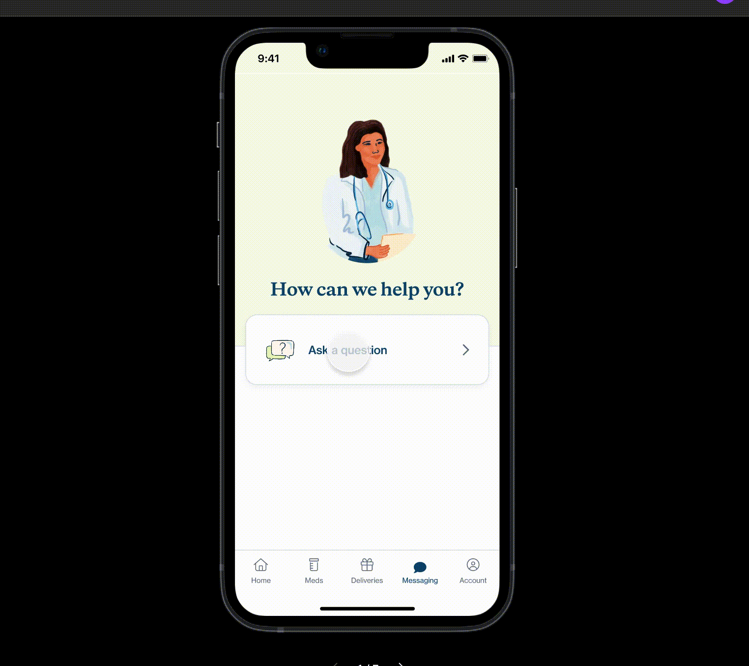 Alto Assistant, the shipped patient messaging experience.