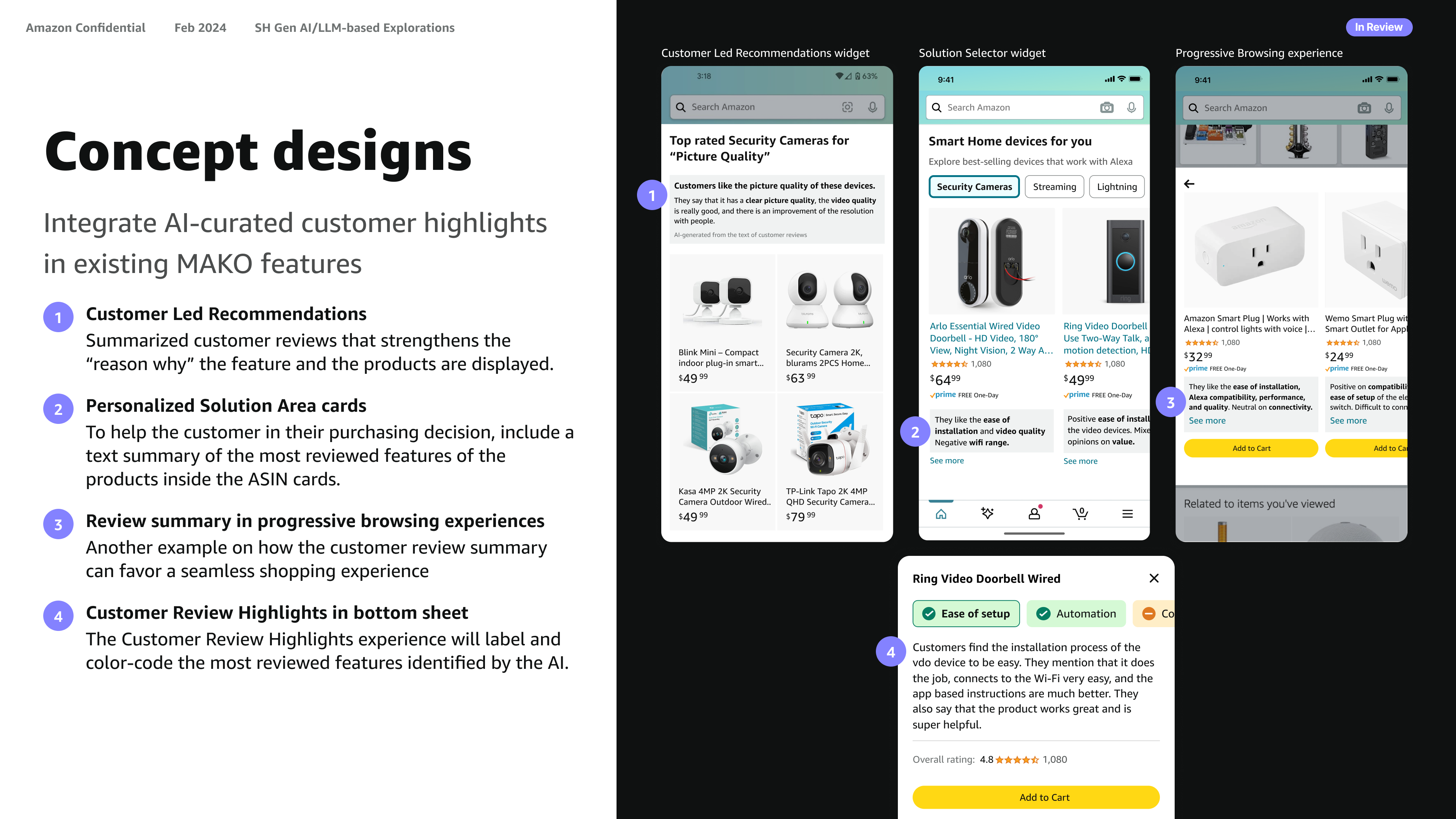 Shipped homepage widget layout with product line attribute summary.