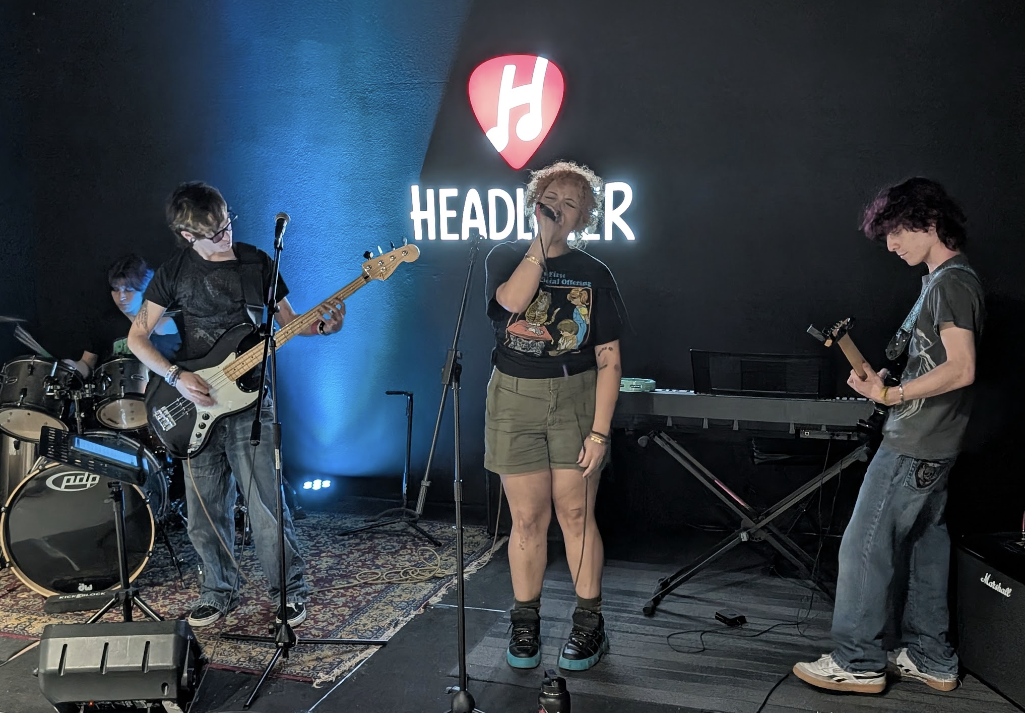 Band in rehearsal