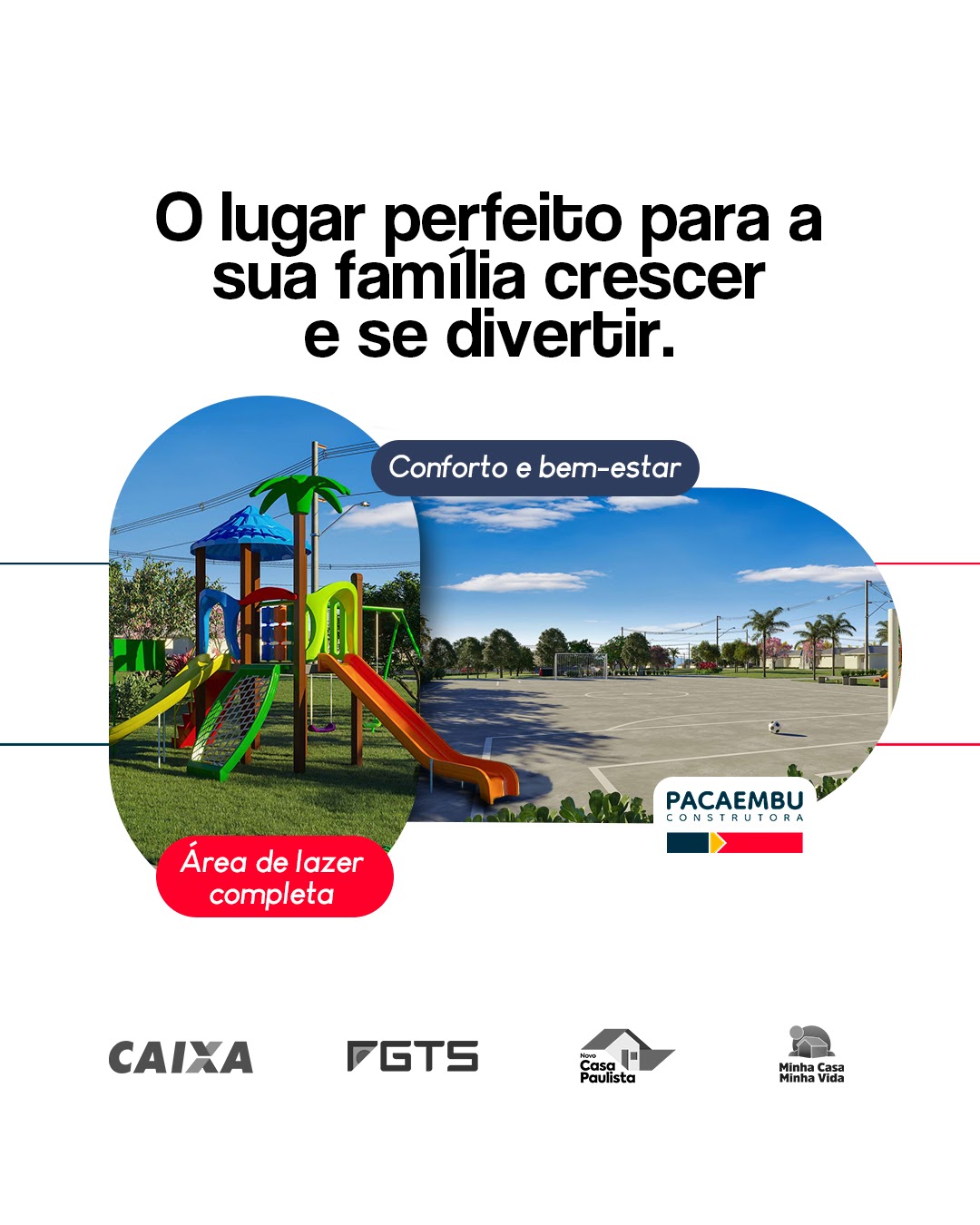 Promotional post for Pacaembu Construtora