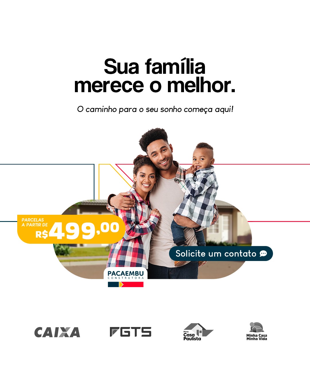 Promotional post for Pacaembu Construtora