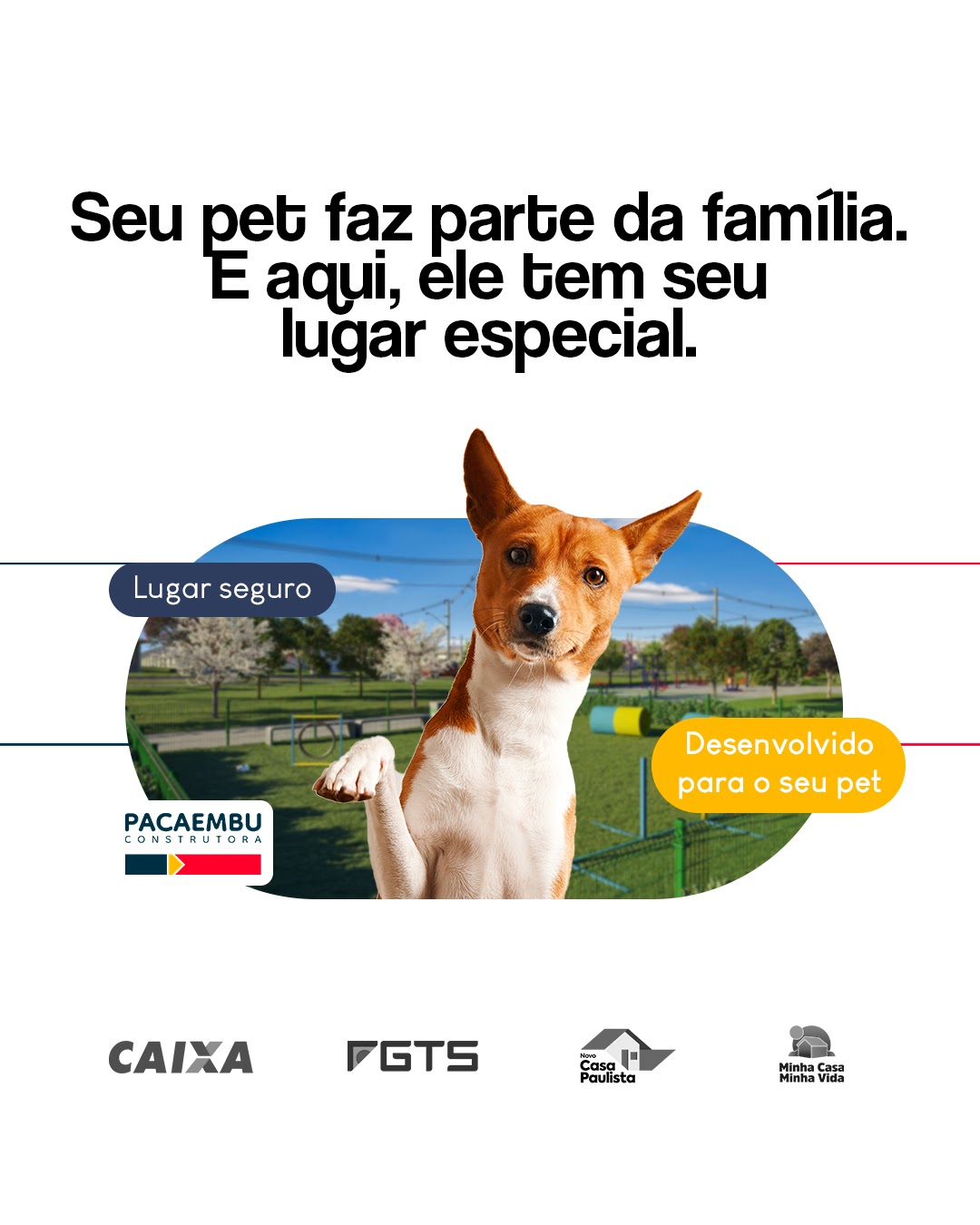 Promotional post for Pacaembu Construtora