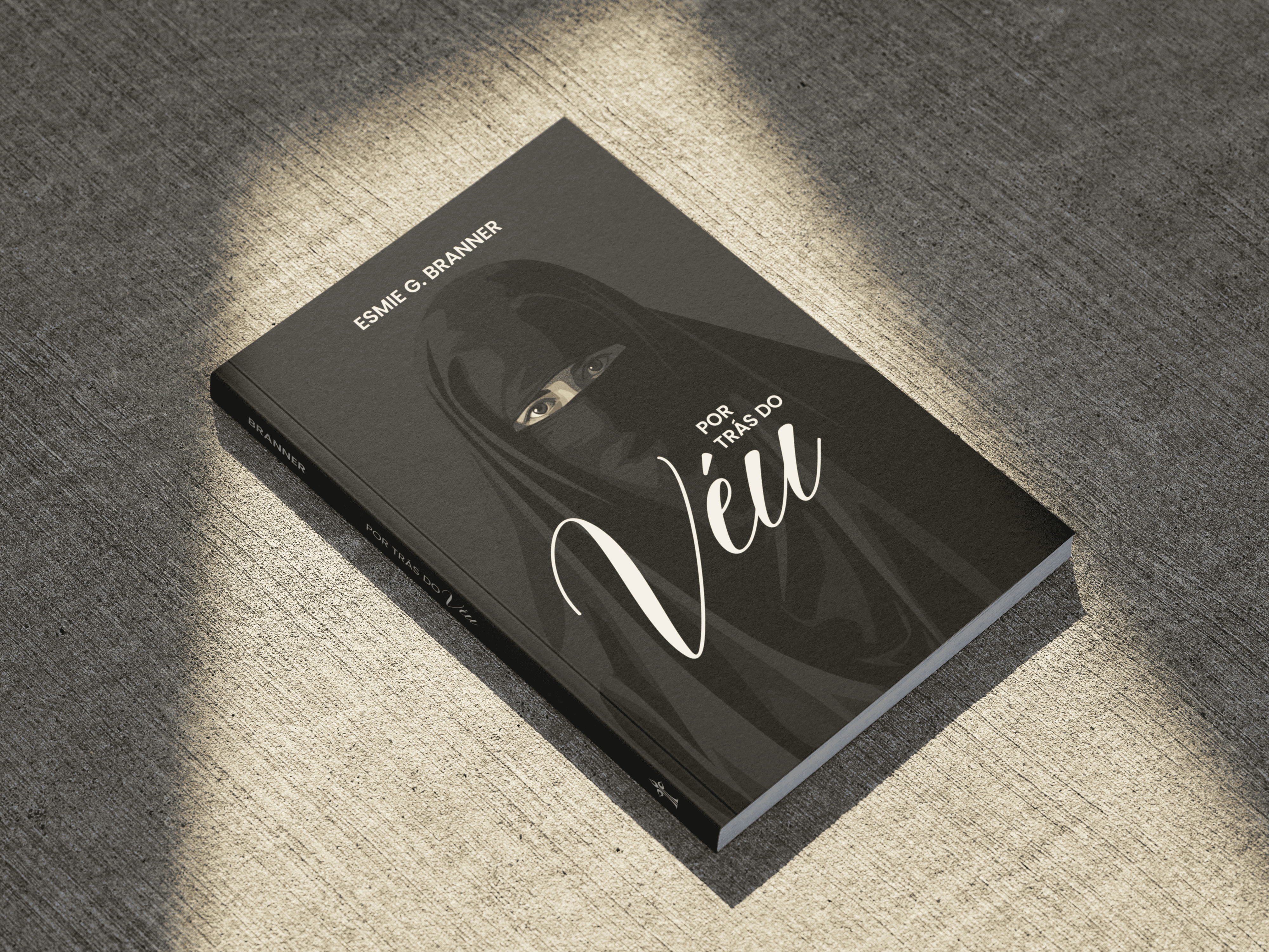 Mockup do livro Por Trás do Véu