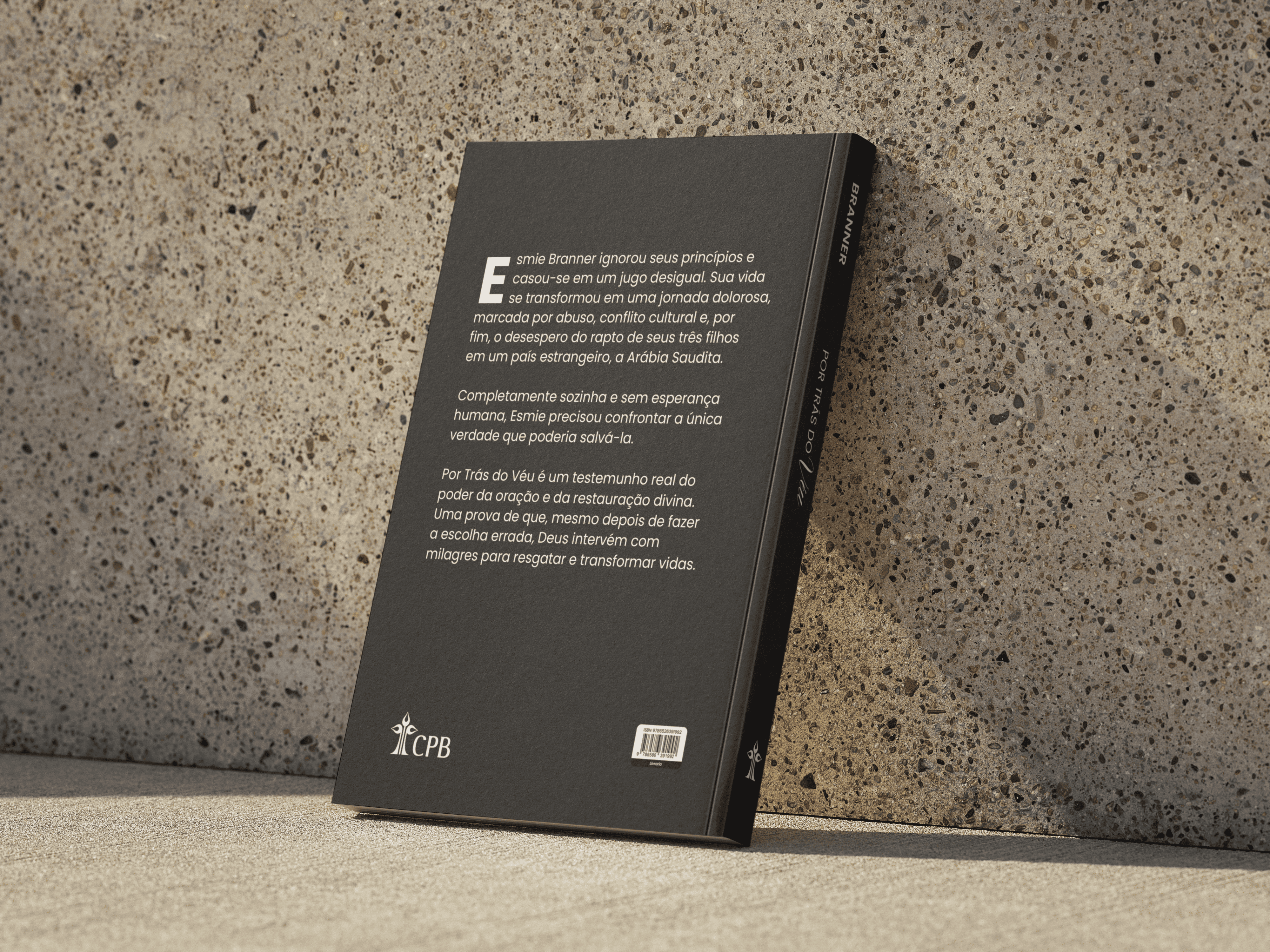 Mockup do livro Por Trás do Véu