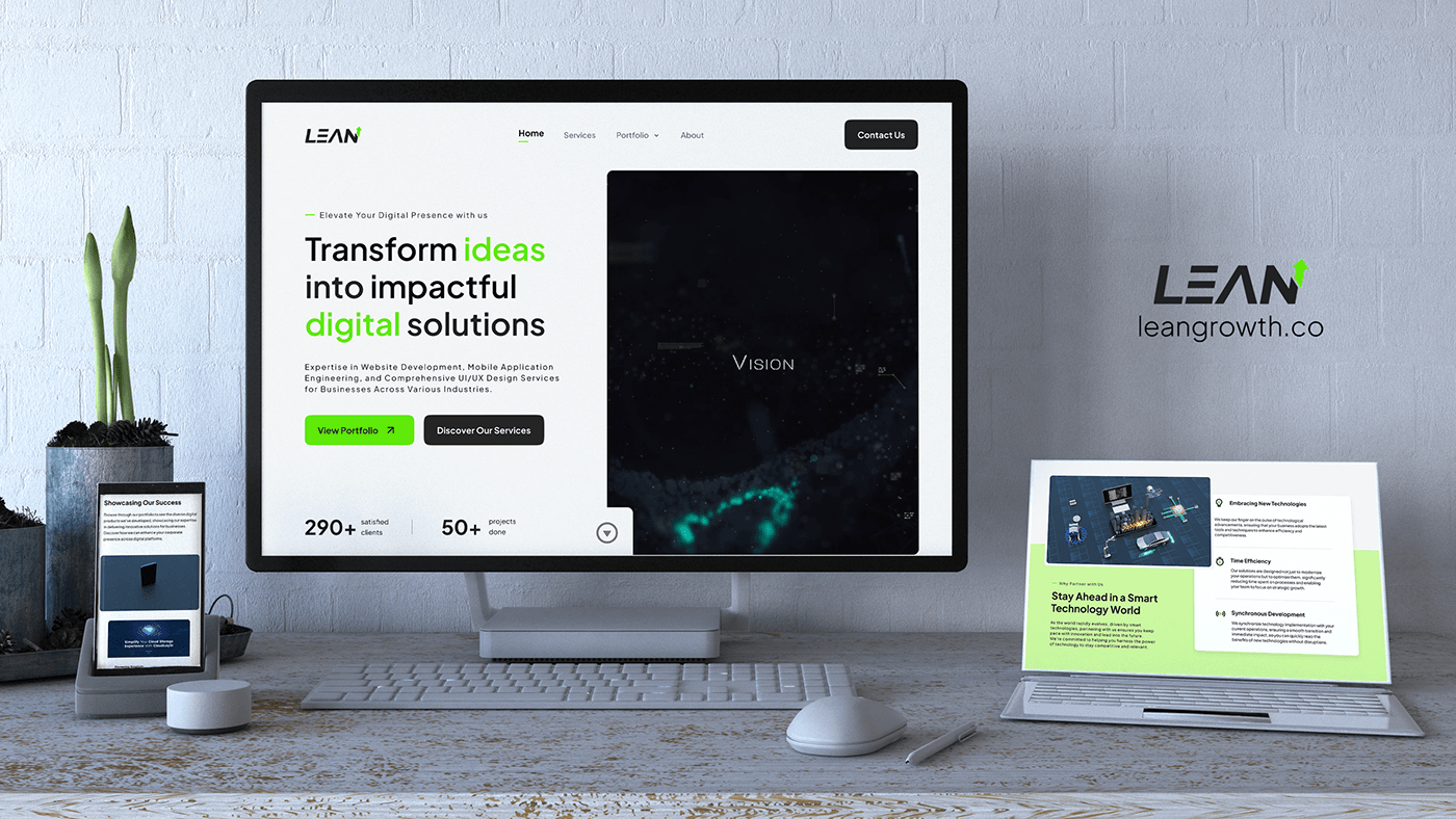Lean Growth Website Design
