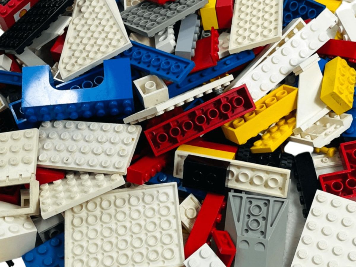 Kategorie 4: LEGO alte Steine mit deutlichen Spielspuren