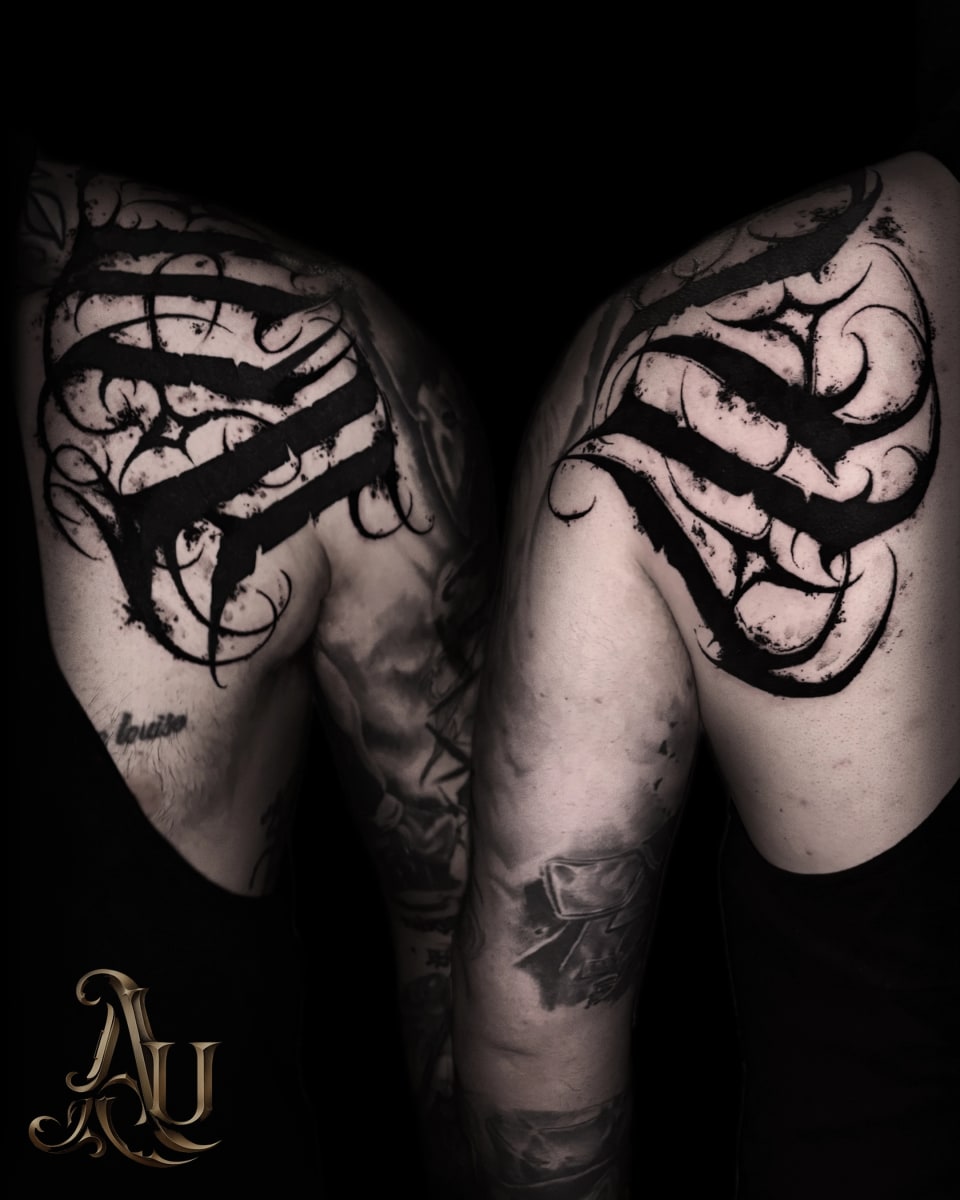 linework tattoo by Adrianna Urban, tattoo artist in York — piece 3