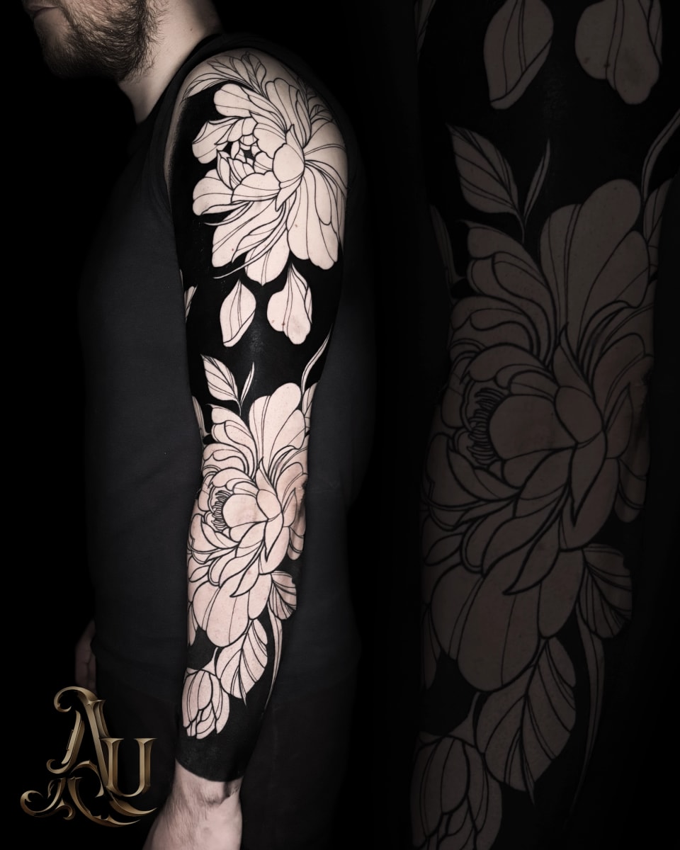 linework tattoo by Adrianna Urban, tattoo artist in York — piece 6