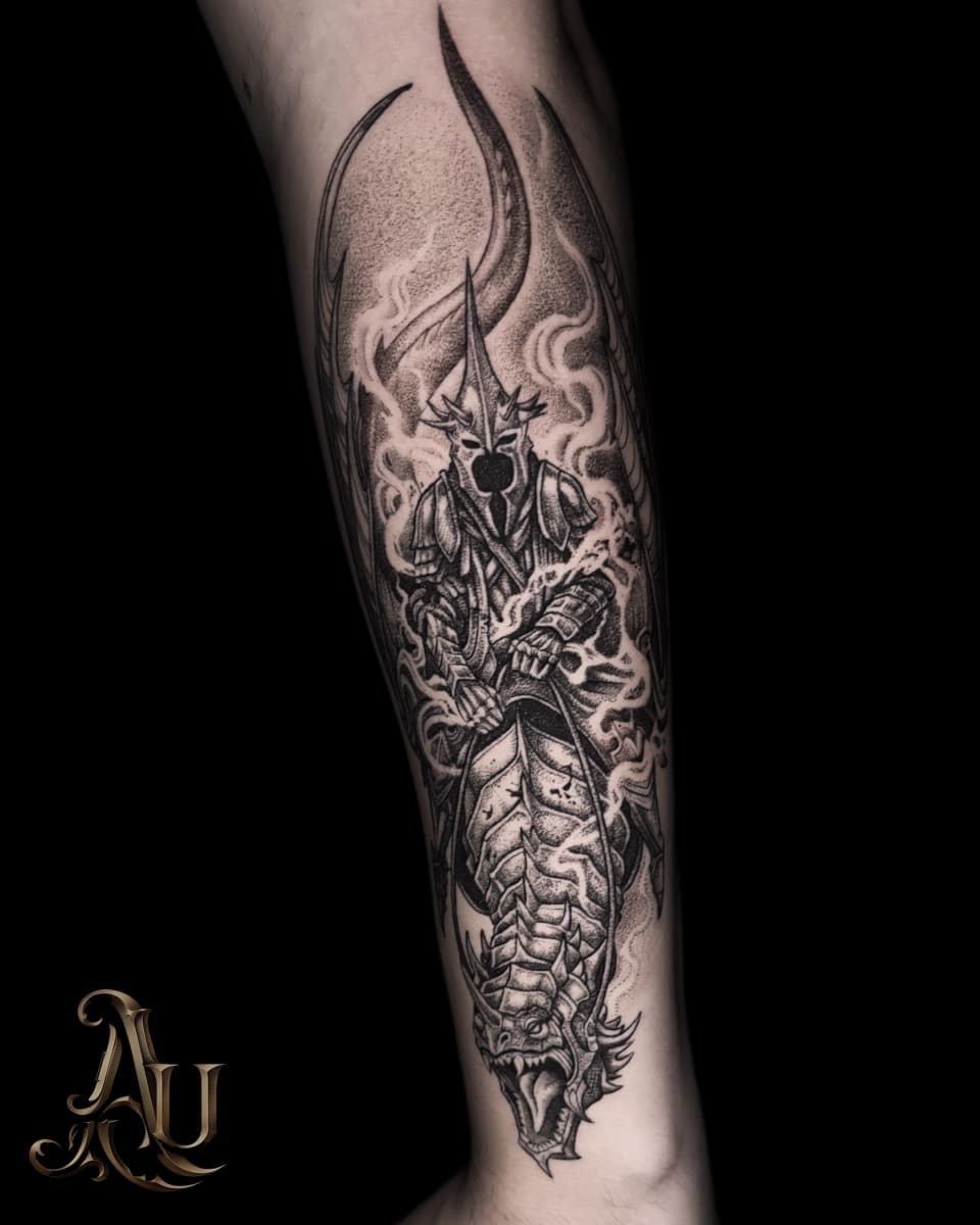 linework tattoo by Adrianna Urban, tattoo artist in York — piece 12