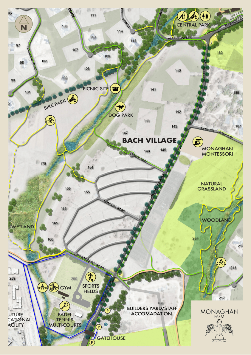 Monaghan Farm Bach Village Masterplan