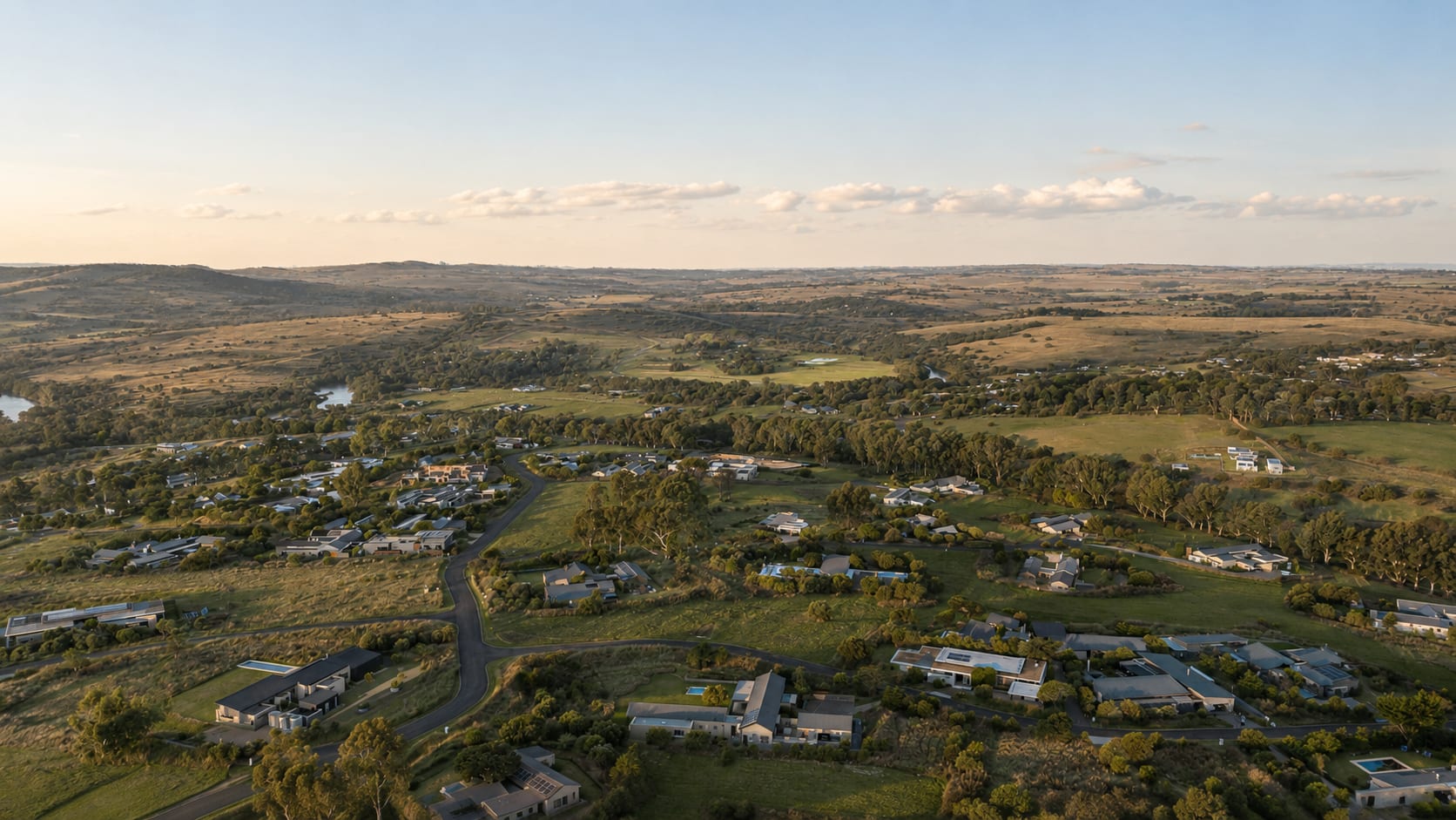 Bach Village aerial view