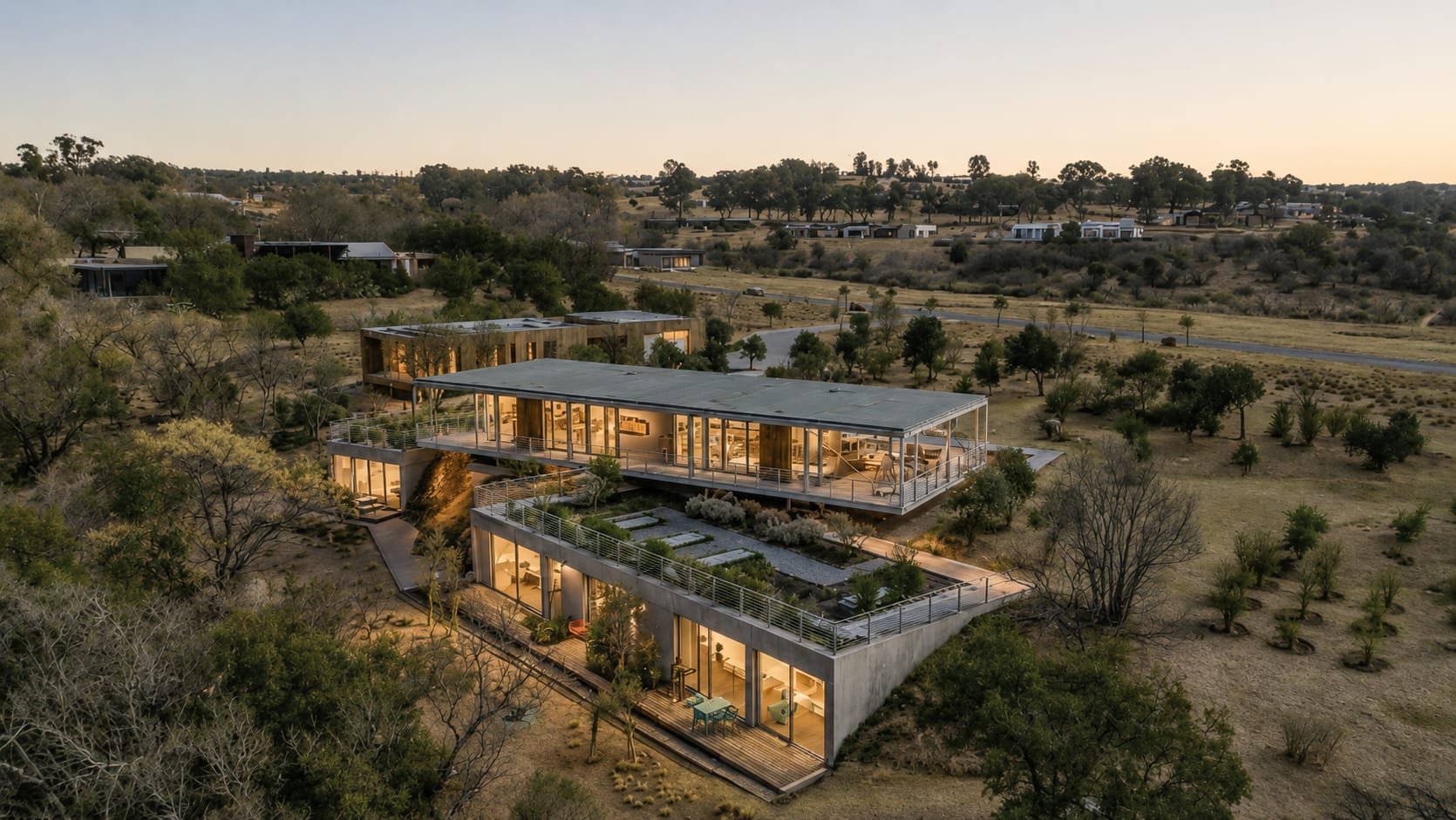 Monaghan Farm architecture — landscape integration