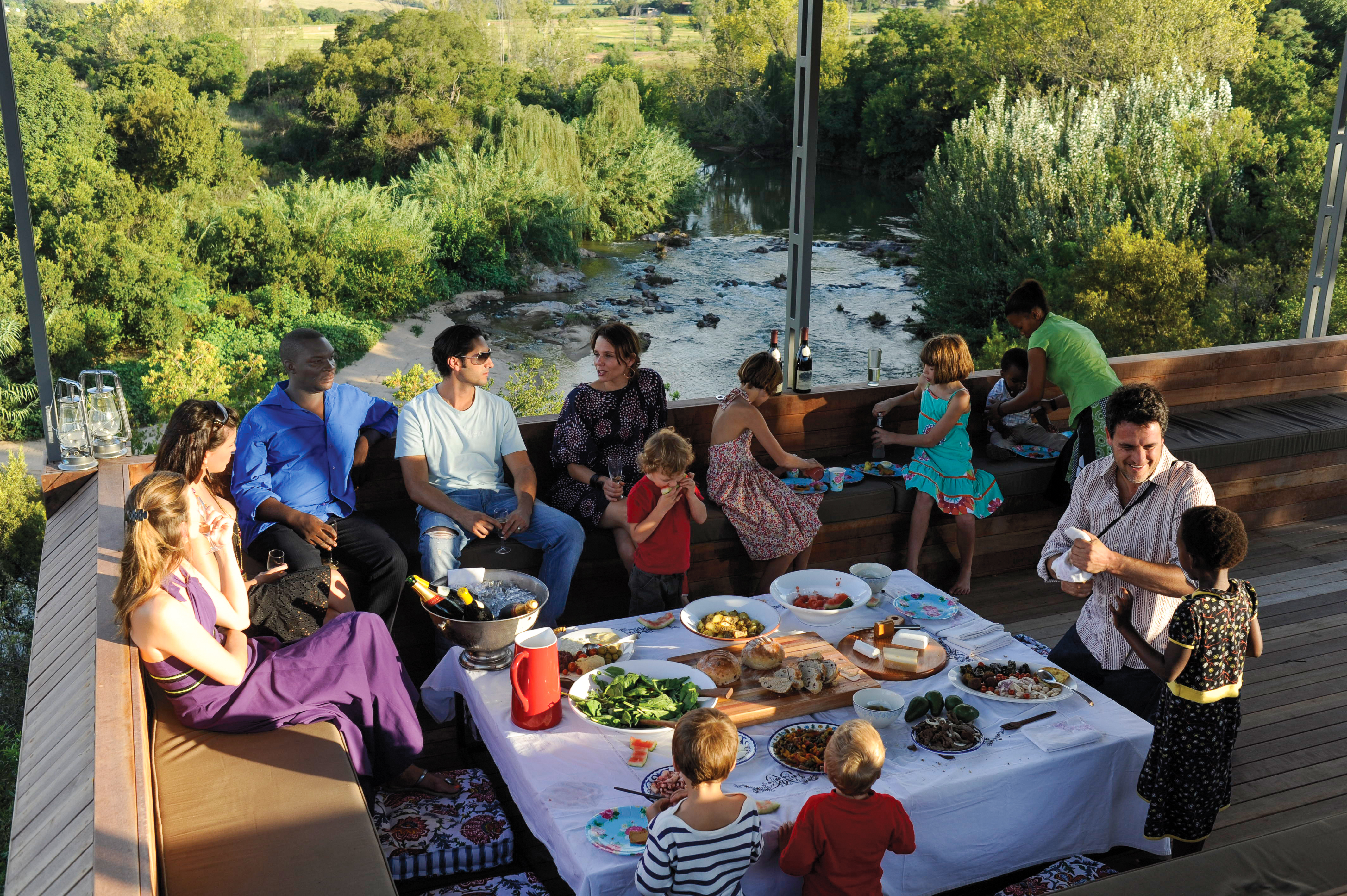 Picnic spots at Monaghan Farm