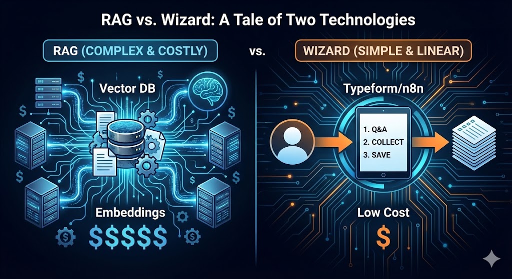 RAG vs. Wizard: A Tale of Two Technologies