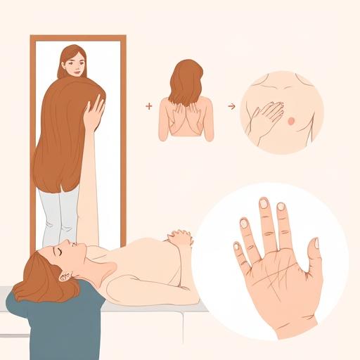 Как проверить грудь на опухоль в домашних условиях: пошаговое руководство