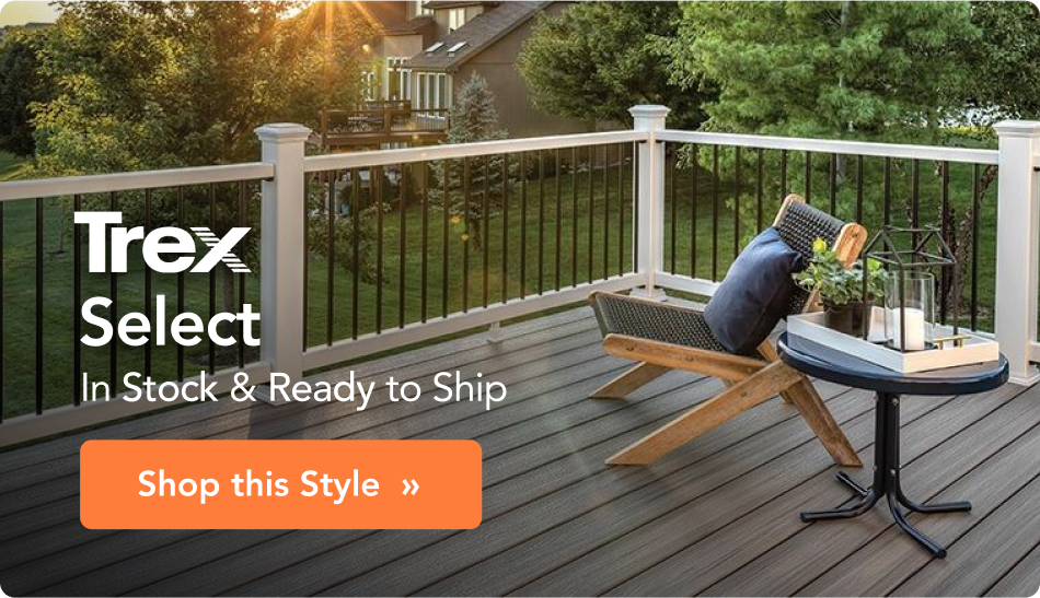 Trex Select® Railing - High Quality Deck and Stair Railing