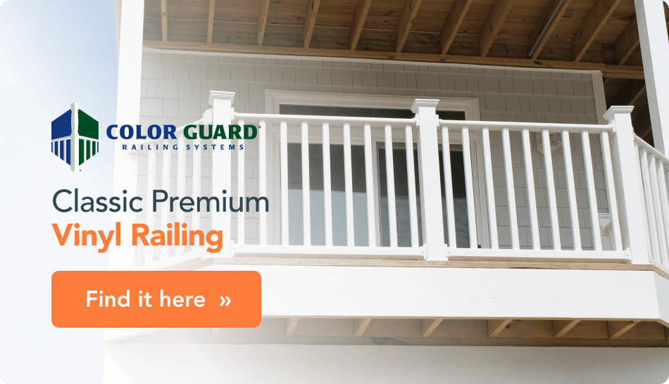 Color Guard Classic Vinyl Railing