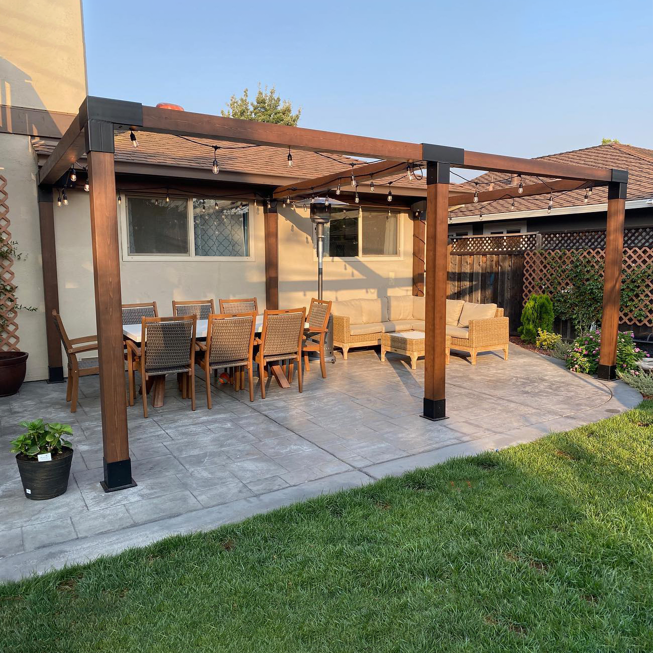 Linx and Stix Double-Bay Pergola