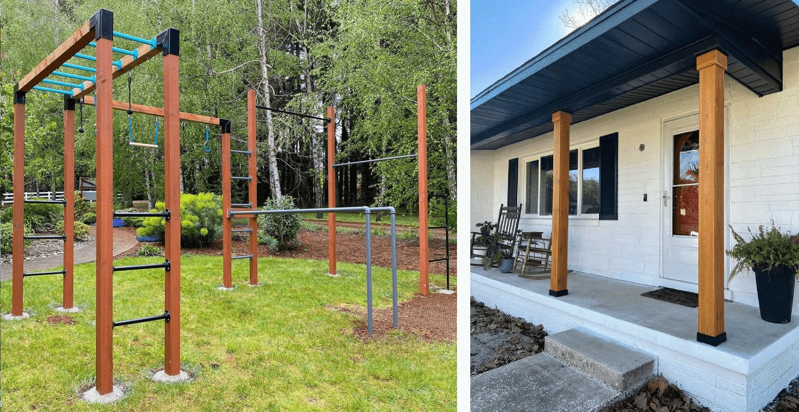 STIX Jungle Gym and Porch Columns