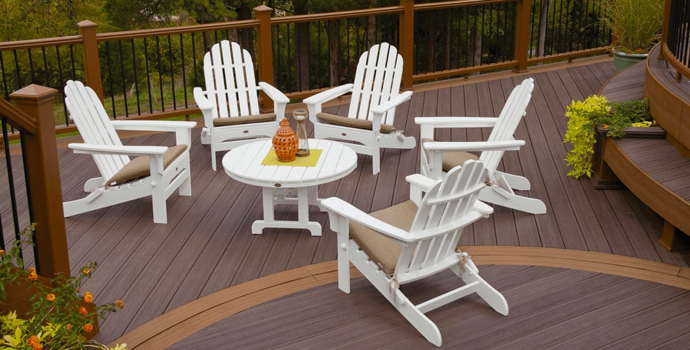 Trex Outdoor Furniture Cape Cod Folding Adirondack Chair