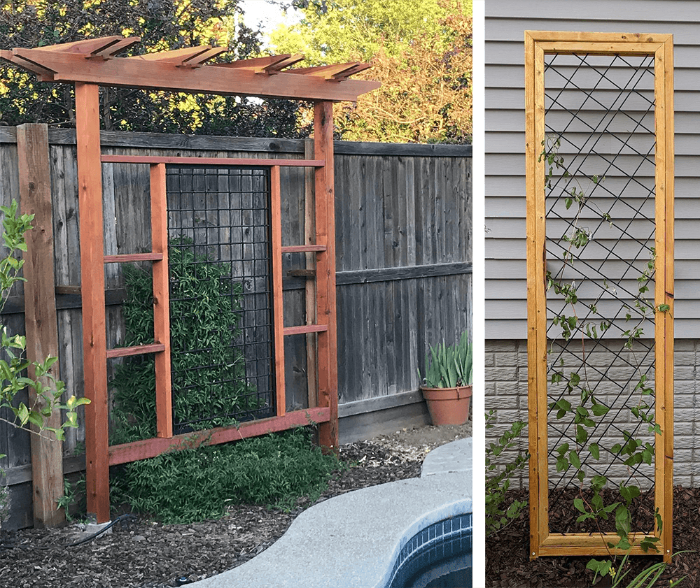 Wild Hog mesh panels for trellises