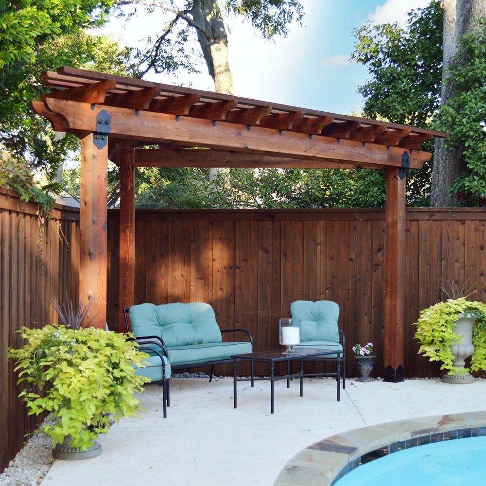 OZCO Corner Pergola