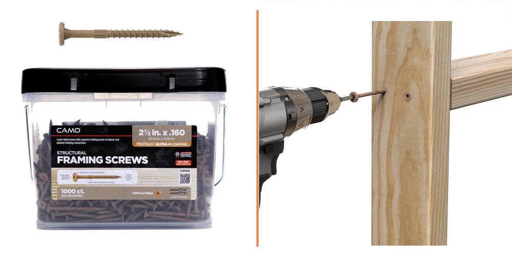 CAMO Structural Framing Screws